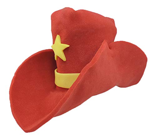Giant-RED-Foam-Cowboy-Western-Novelty-Hat