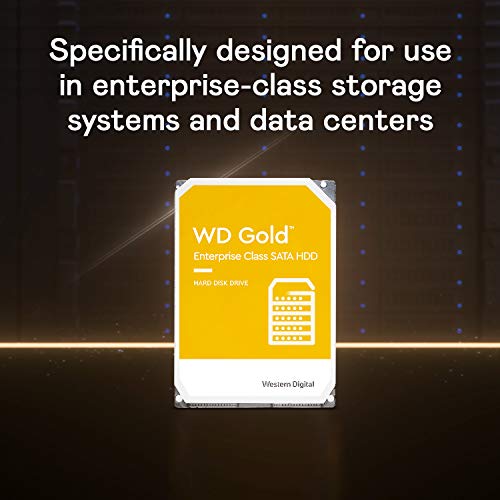Western Digital 2TB WD Gold Enterprise Class Internal Hard Drive - 7200 RPM Class, SATA 6 Gb/s, 128 MB Cache, 3.5