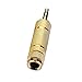 Sienoc 2 Pack Gold Plated 3.5mm to 6.5 mm (1/4 inch) Male to Female Stereo Adapter