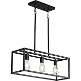 XISLTHOTSL Black Kitchen Island Lighting, Modern