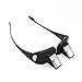 Genmine Horizontal Lazy Glasses High Definition Glasses Prism Periscope Lie Down Eyeglasses for Reading and Watch TV in Bed Unisex