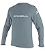 O'Neill Men's Basic Skins UPF 50+ Long Sleeve Sun Shirt, Dusty Blue, L