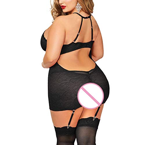 SCHOLIEBEN Dessous Reizwäsche Damen Frauen Unterwäsche Sissy Nuttiges Obsessive Body Ouvert Große Größen Wetlook… – Bild 4