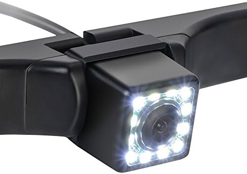 Vehicle Backup Camera for Car, 175º Wide Viewing Angle Easy Install HD Rear View Waterproof Car Camera with 12 LED Nigh Vision Lights, for All Cars