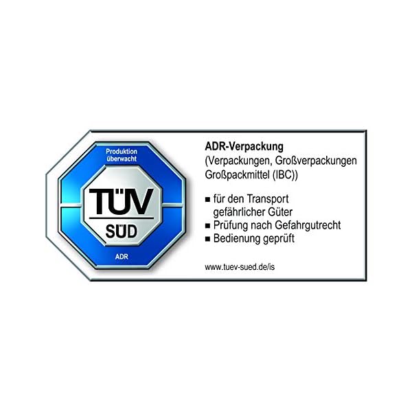 Kraftstoff-Kanister 800300 PREMIUM fÃ¼r 5l fÃ¼r Benzin, Diesel und andere GefahrgÃ¼ter, UN-Zulassung, made in Germany, TÃV-geprÃ¼fter Produktion, schwarz – Bild 5