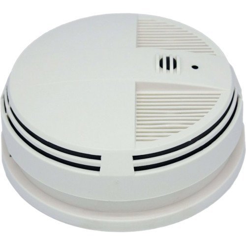 KJB 720P Battery Powered Night-Vision Infrared WiFi Smoke Detector Hidden Covert Camera Recorder DVR Bottom View