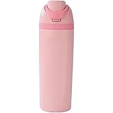 DUTHINGS - DUTHINGS Insulated Stainless Steel Water Bottle with Straw, 24 oz – Leakproof, BPA-Free Reusable Sports & Travel Bottle with Replacement Straw and Cleaning Brush (PINK/S)
