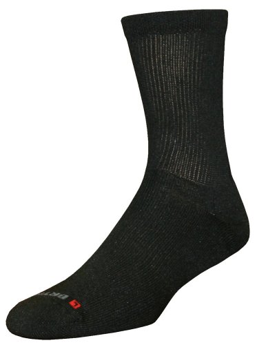 Drymax Golf Crew Sock,Black,Small