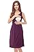 Bearsland Women's Sleeveless Maternity Dress Nursing Breastfeeding Dresses with Pockets