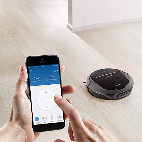 ECOVACS DEEBOT M81Pro Robotic Vacuum Cleaner with Strong Suction, for Pet Hair, Low-pile Carpet, Bare Floors, Wifi Connected, Compatible with Alexa (Certified Refurbished)