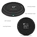 Qi-infinity Fast Wireless Charger Pad with Cooling Fan to Lower Temperature & Improve Battery Life for Charging Samsung Galaxy Note 5, S7, S6 plus, S6 edge, S5, Nexus, LG G3 G4 - Halo Model