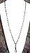 Stainless Steel or Iron Chain Lanyard and badge holder 34 inches, Magnetic Breakaway clasp or Non Breakaway options available (Hematite Chain - NON Breakaway (Stronger))