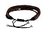 Stylish Braided Leather Multi Strand Adjustable Zen Bracelet in Gift Box