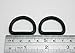 Generic Metal Black D Ring Buckle 1