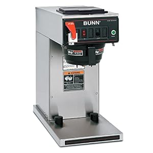 Image of BUNN 12950.0360 12 Cup CWTF15-TC Automatic Commercial Thermal Coffee Brewer, Black/Stainless (120V)