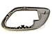 PT Auto Warehouse GM-2576G-2LH - Inside Interior Inner Door Handle Bezel/Trim, Gray - without Lock Hole, Driver Side