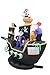 7 Foot Halloween Inflatable Skeletons Ghosts on Pirate Ship Lights Decor Outdoor Indoor Holiday Decorations, Blow up Lighted Yard Decor, Giant Lawn Inflatables Home Family Outside Decor