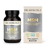 Dr. Mercola, MSM Methylsulfonylmethane Sulfur Complex Dietary Supplement, 30 Servings (60 Capsules), Non GMO, Soy Free, Gluten Free