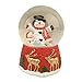 Lightahead Christmas Musical Polyresin Snow Globe Water Ball (Snowman)