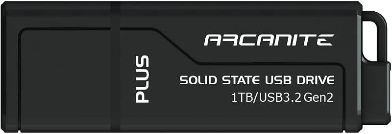 ARCANITE PLUS 1TB Portable SSD USB 3.2 Gen2 600MBs Read 500MBs Write UASP