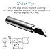 GeToo T18 Series Soldering Tip for Hakko FX-888D, FX-888, FX-8801, FX-889, FX-702 Irons Tips, Set of 5 Shapes