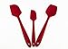 More Cuisine Essentials - 3 DAY Dec. SALE, Original Eco-Friendly 3 Piece Silicone Spatula Set - Ergonomically Designed Handles w/Steel Core
