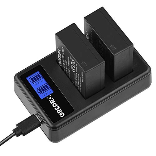 NP-W126 NP-W126S Batteries de Rechange (2-Pack) avec Chargeur Double USB pour Fuji X-T2X-T1 X-T10 X-T20 X100F X-Pro1 X-Pro2 X-E2 FinePix HS35EXR HS50EXR Fuji X-A1 X-A2 X-A3 X-E1 X-E2S