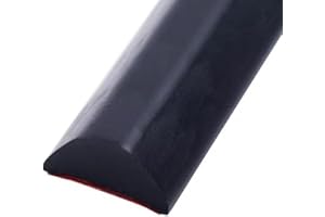 100CM Silicone Waterproof Strip for Shower Floor, Wet Room Barrier with Collapsible Water Dam Design, 3cm W x 1.2cm H, for Ba