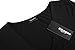 Zeagoo Women Casual V Neck Twist Knot Front Short Sleeve Top Summer Blouse, X-Large, Black