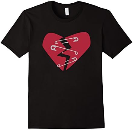 Safety Pin Heart - Broken Heart - Punk- Rock
