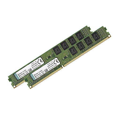 Kingston ValueRAM 8GB Kit (2x4GB) 1600MHz DDR3 Non - ECC CL11 DIMM SR x8 Desktop Memory KVR16N11S8K2/8