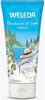 Bio Mandarino di Capri Duschgel vegan - Naturkosmetik Limited Edition Unisex Dusche mit Mandarine/Rosmarin Duft - Natürliche Hautpflege Duschseife zur Gesicht & Körper Reinigung (1x 200ml)