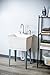 Utility Sink Laundry Tub with Stainless Steel High Rise Faucet by Maya with Side Sprayer, Large Basin, and Metal Legs, Great for Workroom, Shop, Garage, Basement, Mud Room (White Tub)