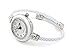 White Silver Cable Wire Band Women's Bangle Cuff Watch