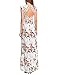 ADAMARIS Women's Floral Printed Backless Swallowtail High-Low Long Dresses