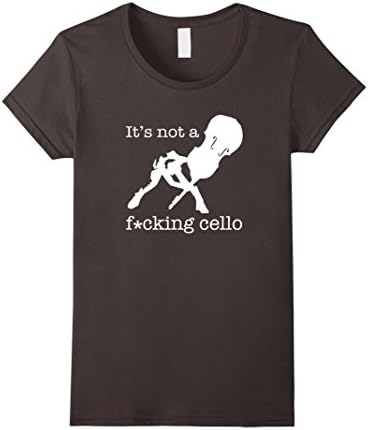 Women's NOT A CELLO T-Shirt - Upright Double Bass XL Asphalt