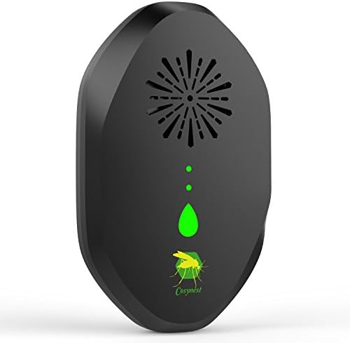 Ultrasonic Pest Repellent for Pest Control, 3 in 1 Electronic Mosquito Repeller Plug-in Indoor &amp;Outdoor. get rid of mice mosquitoes Bugs Roaches Ants Spiders Rats Fleas Rodents and Insects -Black