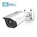 Amcrest UltraHD 4K (8MP) Outdoor Bullet POE IP Camera, 3840x2160, 131ft NightVision, 2.8mm Lens, IP67 Weatherproof, MicroSD Recording, White (IP8M-2496EW-28MM) primary