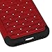 iPhone 6S Case, NOVT Shockproof Heavy Duty Mobile Phone Case iPhone 6 Cover Hybrid Dual Layer Hard PC with Soft Rubber Apple iPhone 6S Cover 4.7 Inch Rhinestone Bling Protective Cell Phone Case (Red)