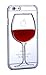 Eyecatching Red Wine Iphone Case Desen® [Non-Slip] [Exact-Fit] Case Slim  [Fit Series] [Thin Fit] [Smooth Transparent] (IPhone 6S Plus)