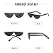 GIFIORE Retro Cat Eye Sunglasses Vintage Semi Rimless Frame Cateye Sun Glasses UV Protection