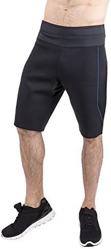 Nonzero Gravity NZG Men's Slimming Workout Shorts, Hot Sauna Suit Shapers for Fat Burning, Targeted Weight Loss, Fitness &amp; Body Shaping (Blue, 5X-Large)