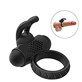 Vibrating Cock Ring - Uliya Penis Rings Vibrator for Men - Male Sex Toys Silicone Waterproof Rabbit Clitoral Stimulate for Women