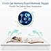SOFTA 3 Inch Mattress Topper, Full Gel Memory Foam Mattress Topper, Pressure-Relieving Bed Topper with Removable&Washable Cover