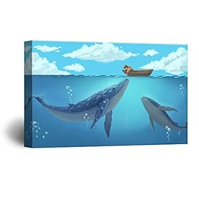 Hand Drawing Style Mystical Boy in The Boat...