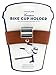 Kikkerland Leather Bike Cup Holder