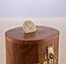 Rusticity Indian Handmade Traditional Wooden Elephant Designed Piggy Bank/ Handcrafted Sheesham Decorative Money Saving Jar for Kids, Adults, Boy & Girl Child, 4 x 4 in