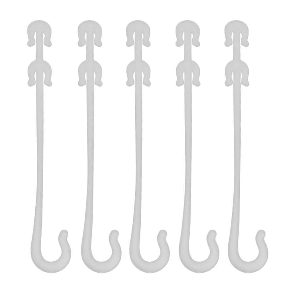 IKAAR Tomato Support Clips, 100 Pcs Polypropylene (PP) Anchor Stake, Prevents Tomatoes from Pinching or Falling off, Great for Trellis or Wire, Modern Style, 3.7 inches (9.5cm)