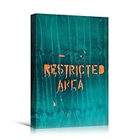 Canvas Wall Art Painted Words Bedroom Industrial Inspirational Modern Art Multicolor Neon Photography Quotes Urban - 12x18 inches