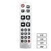 LuckyStar Big Button Universal Remote Control A-TV2, Initial Setting for Lg, Vizio, Sharp, Zenith, Panasonic, Philips, RCA - Put Battery to Work, No Program Needed